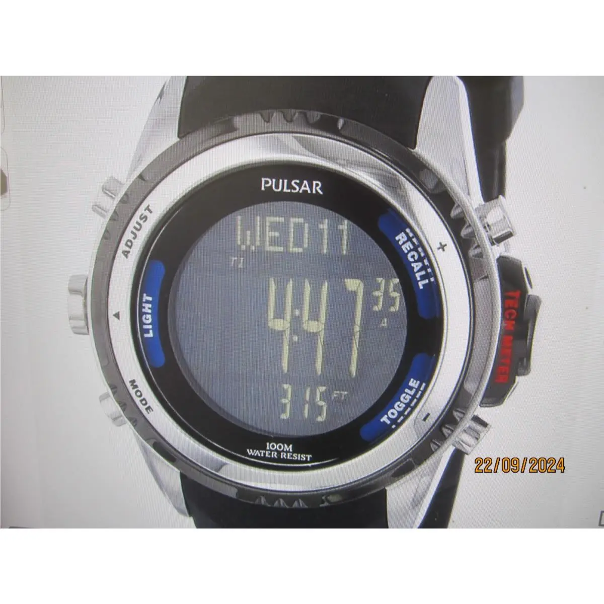Pulsa Men`s Watch S/s Rubber Japan PS7001 by Swatch