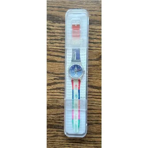 Deadstock  Watch Unisex York Empire State Building Lighting Schedule by Swatch