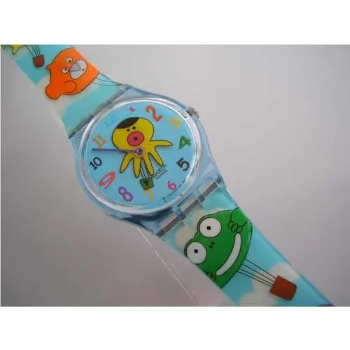 IN The Air Whimsy Hot Air Balloon Critters  Nib-rare by Swatch