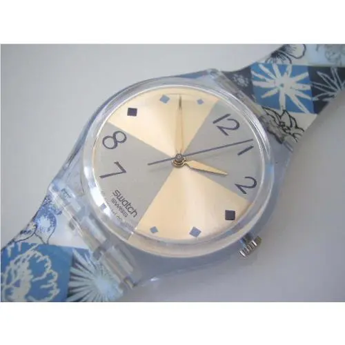 Scottish Blue Delicately Defined Blues  Nib-rare by Swatch