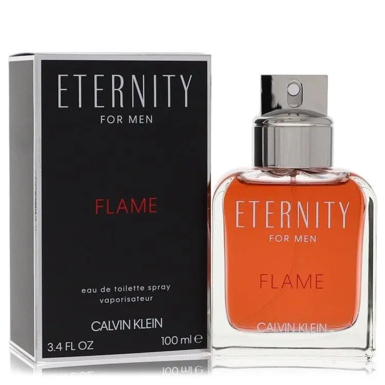 Eternity Flame  Eau De Toilette Spray 3.4 oz / e 100 ml by Calvin Klein