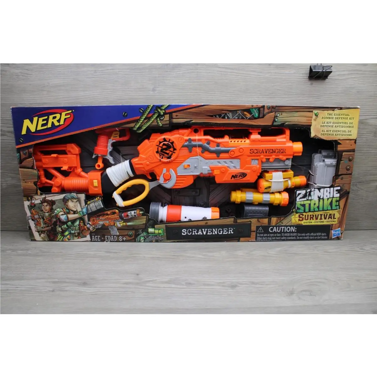 Nerf Zombie Survival System Scravenger Combat Blaster - Model E1754 Ffp