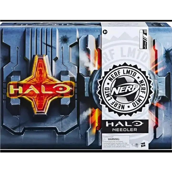 Nerf Lmtd Halo Needler Light-up Dart Blaster + Game Content Card