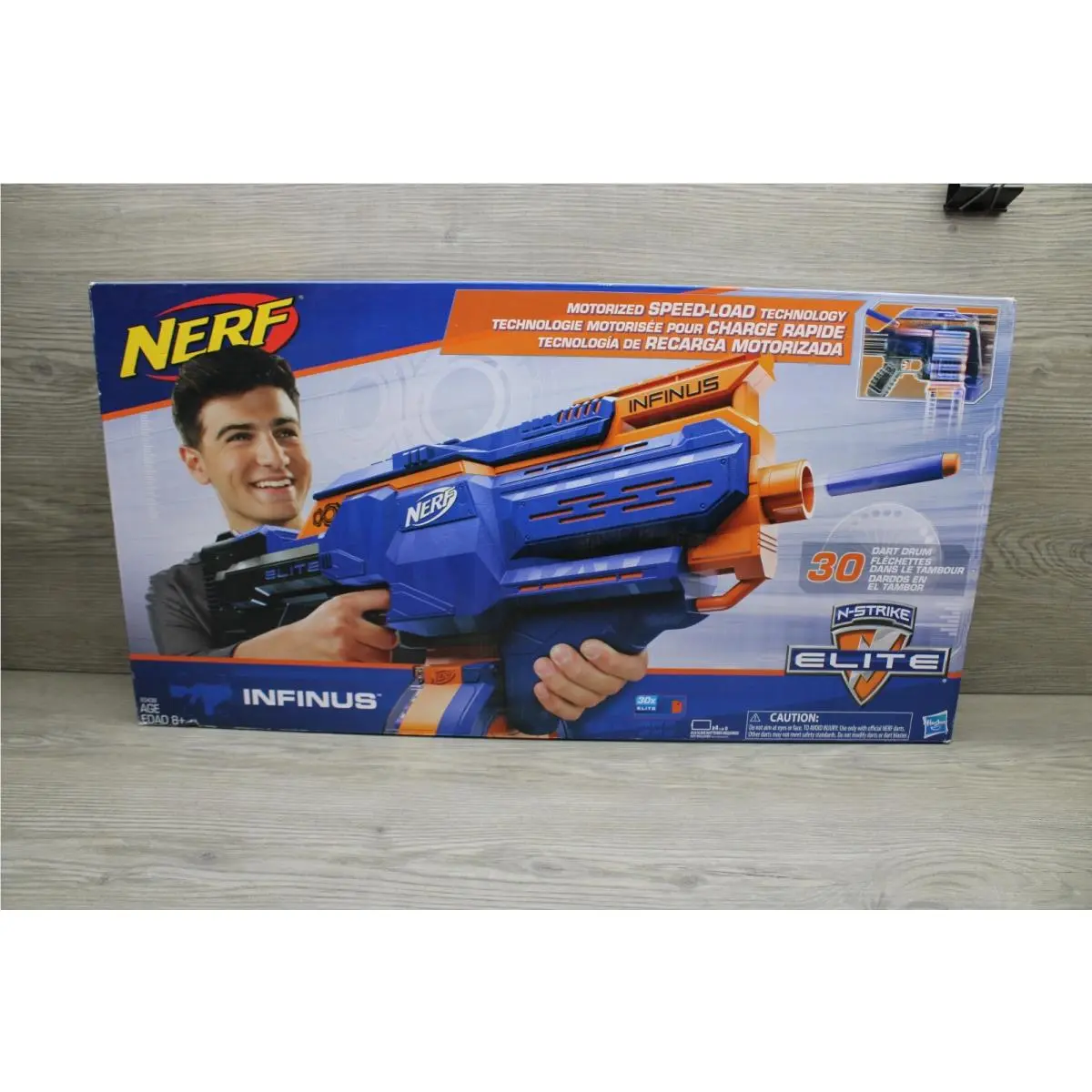 Nerf N-strike Elite Infinus Motorized Speed-load Technology Blaster Toy