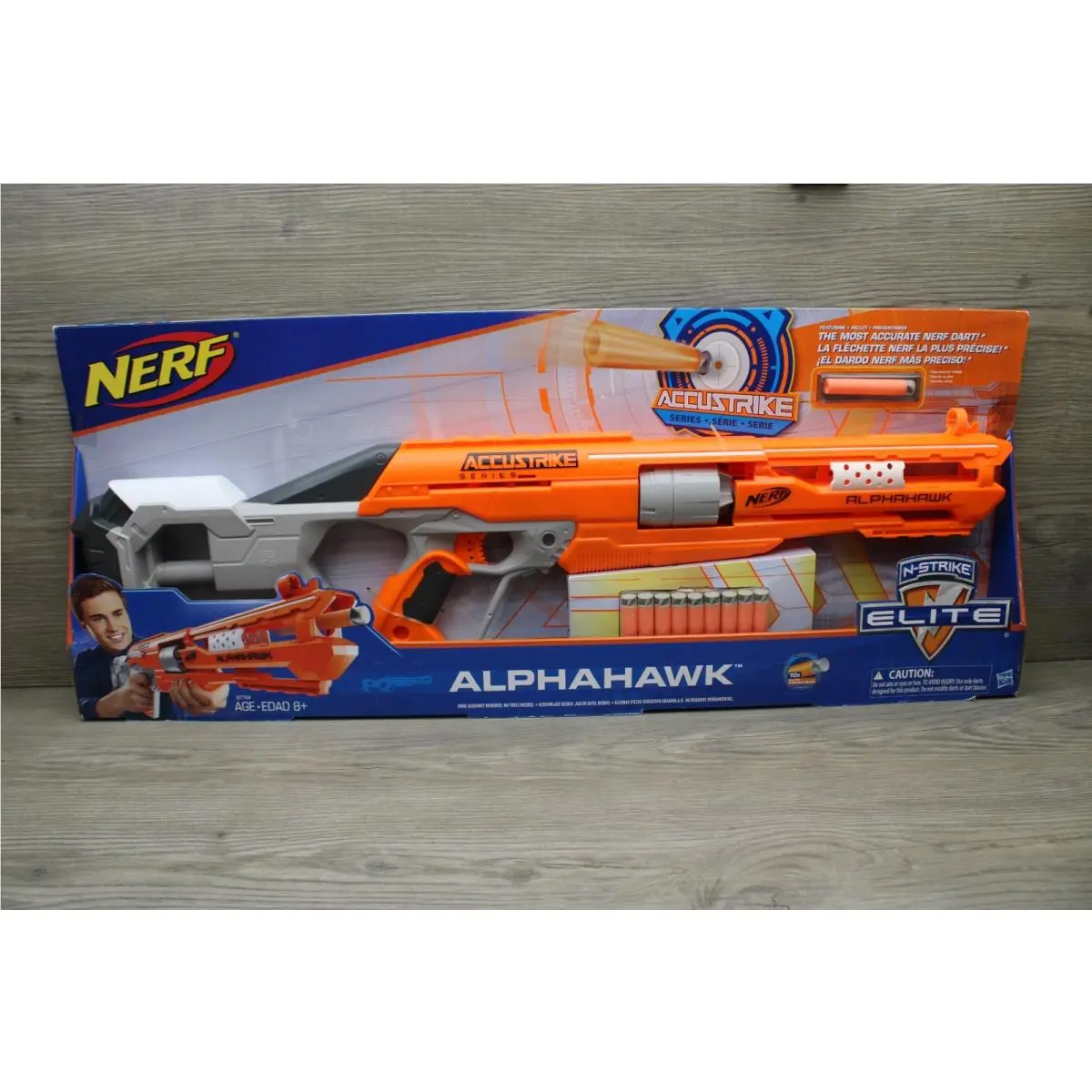 Nerf Accustrike Elite Alphahawk Foam Dart Blaster N-strike