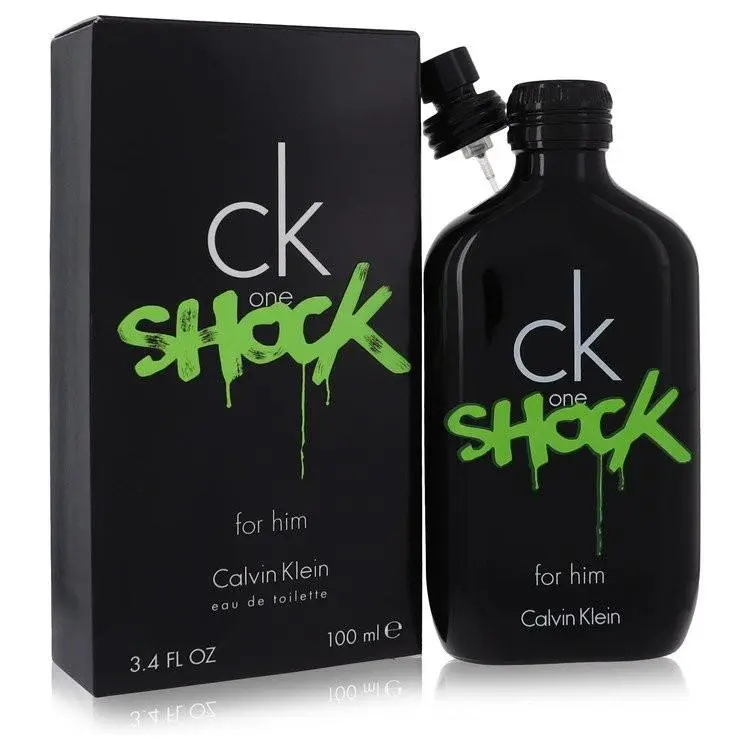CK One Shock  Eau De Toilette Spray 3.4 oz / e 100 ml by Calvin Klein