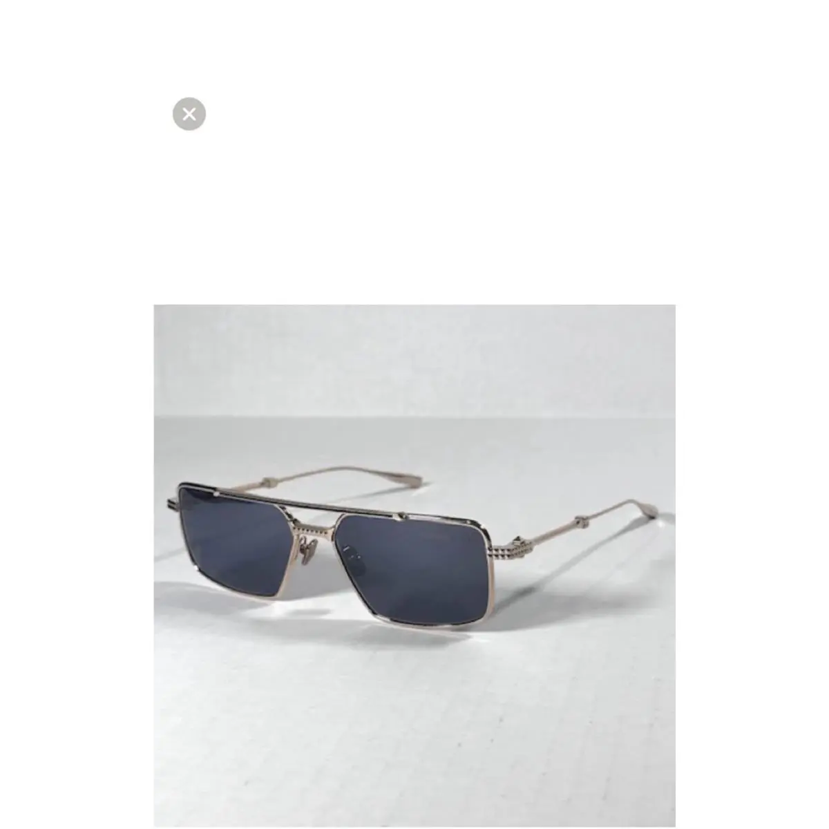 V-sei VLS-111A-58 Gld-blk Titanium Sunglasses. New by Valentino