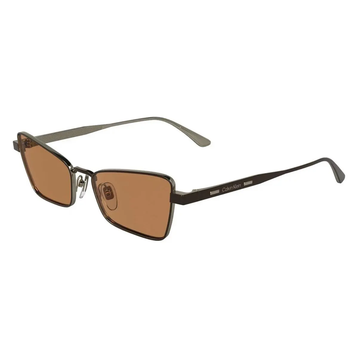 CK24110S 200 Brown Sunglasses with Brown Lenses by Calvin Klein