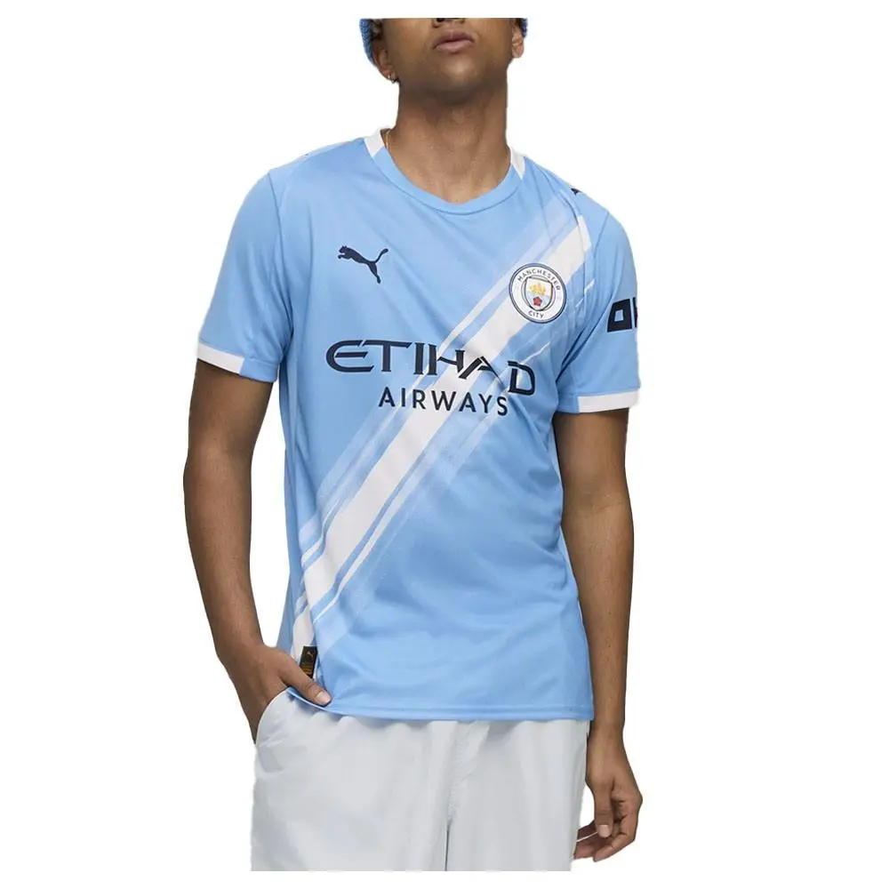 Puma clothing - PUMA Manchester City Crew Neck Short Sleeve Home Jersey Replica - 78033801 - Blue, White 5