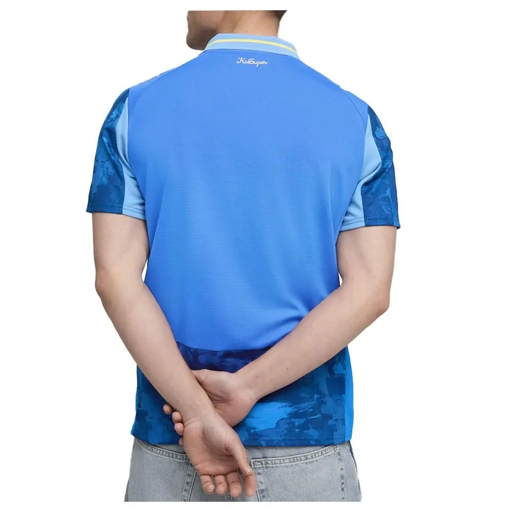 Puma clothing - PUMA  X Kidsuper Fc Red Bull Salzburg Crew Neck Short Sleeve Jers - 78274006 - Blue, Yellow 2