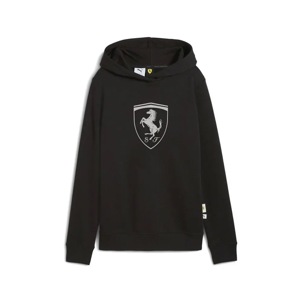 Puma Scuderia Ferrari Fleece Motorsport Hoodie Womens Black Casual Outerwear 632