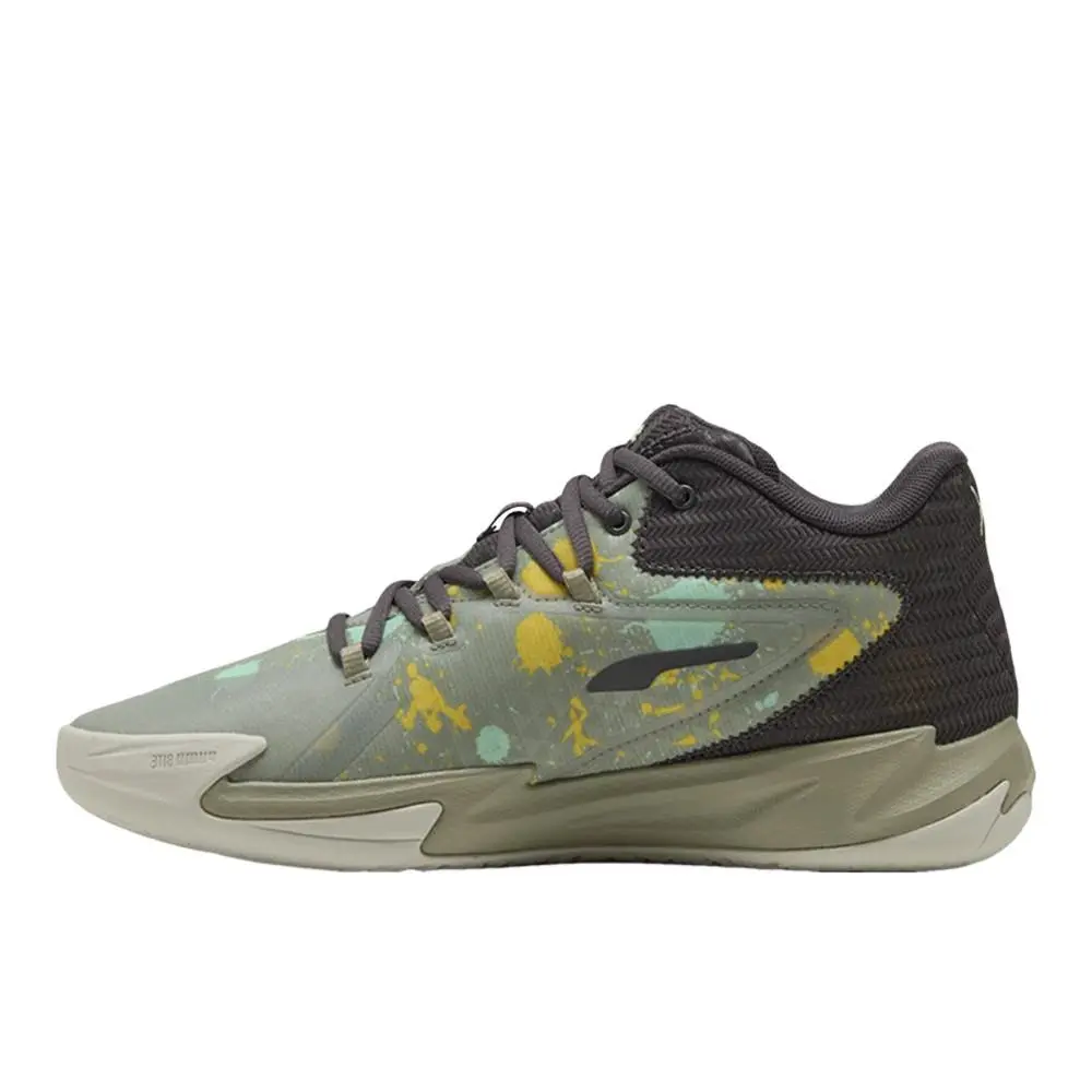 Puma shoes - PUMA Dagger Points In The Paint Basketball - 31216801 - Green 1