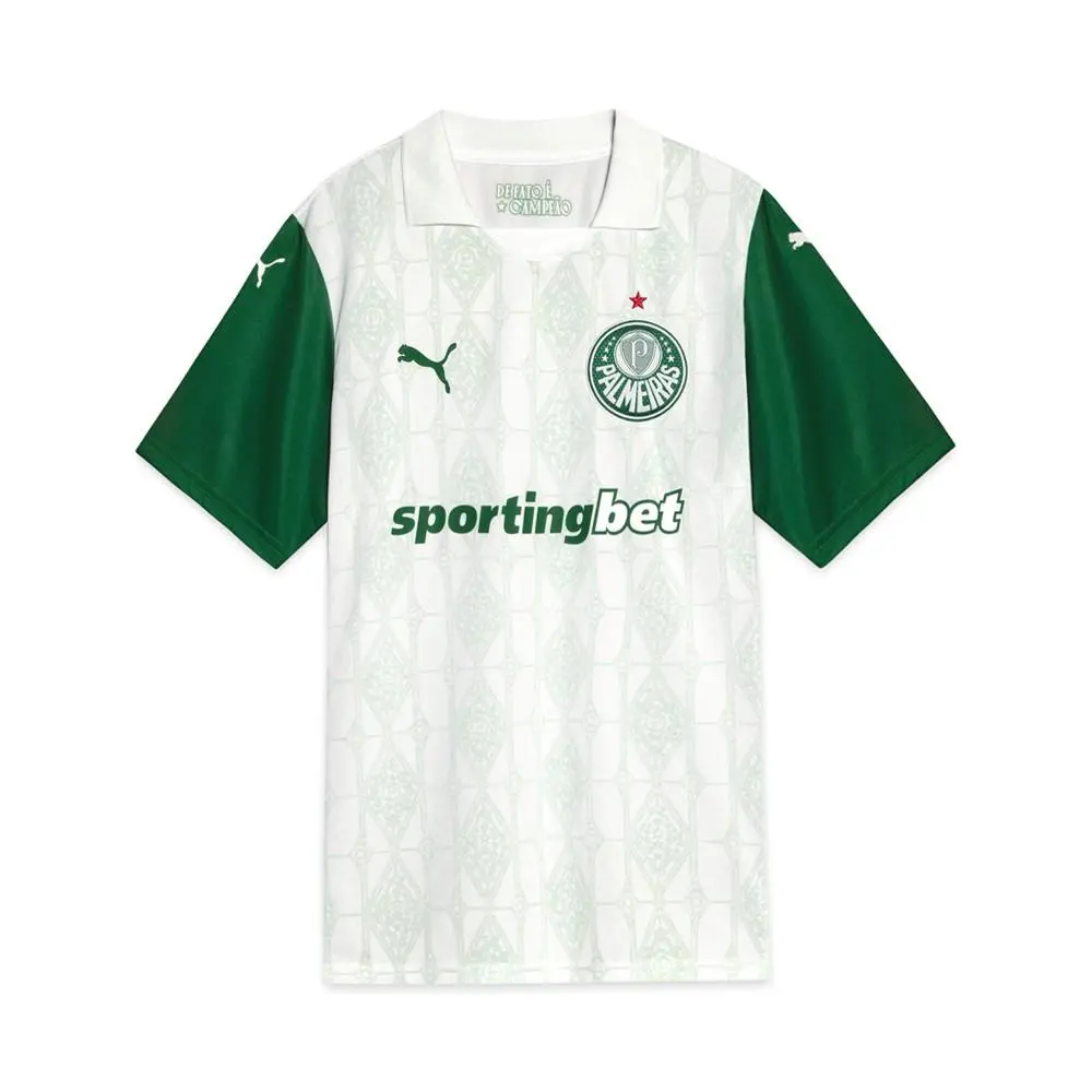 Puma clothing - PUMA Palmeiras Torcedor Away Jersey 25 - 78242801 - White 1