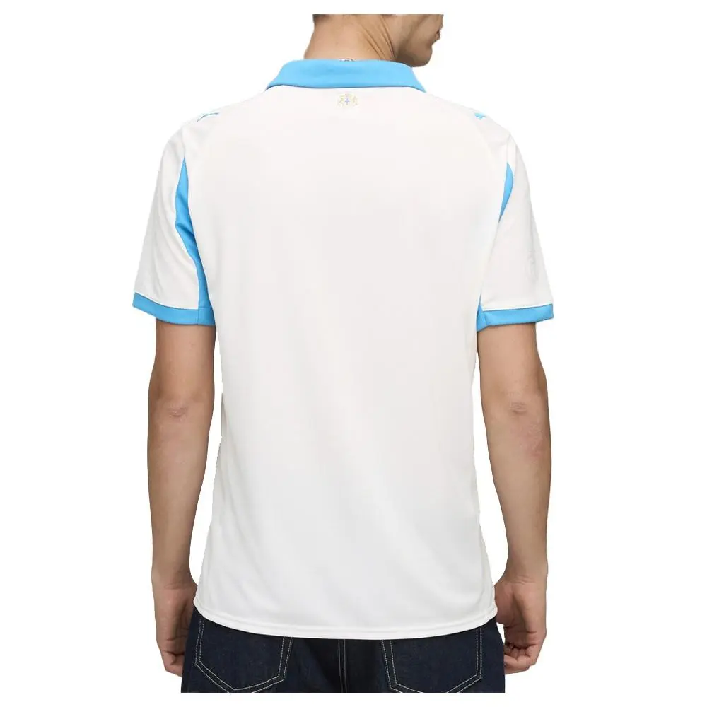 Puma clothing - PUMA Olympique De Marseille Collared Short Sleeve Soccer Jersey 2 - 77980101 - White 2