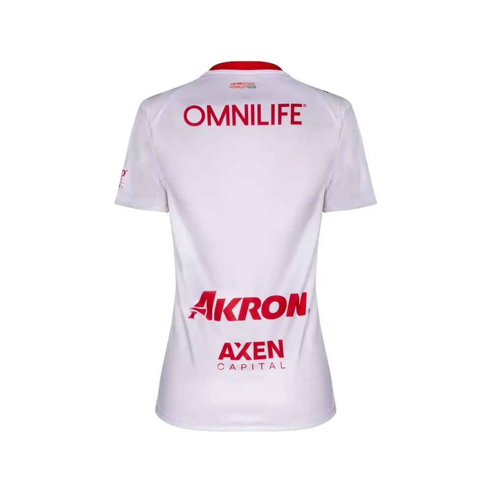 Puma clothing - PUMA Chivas 2526 Away Short Sleeve Soccer Jersey - 71358301 - White 4