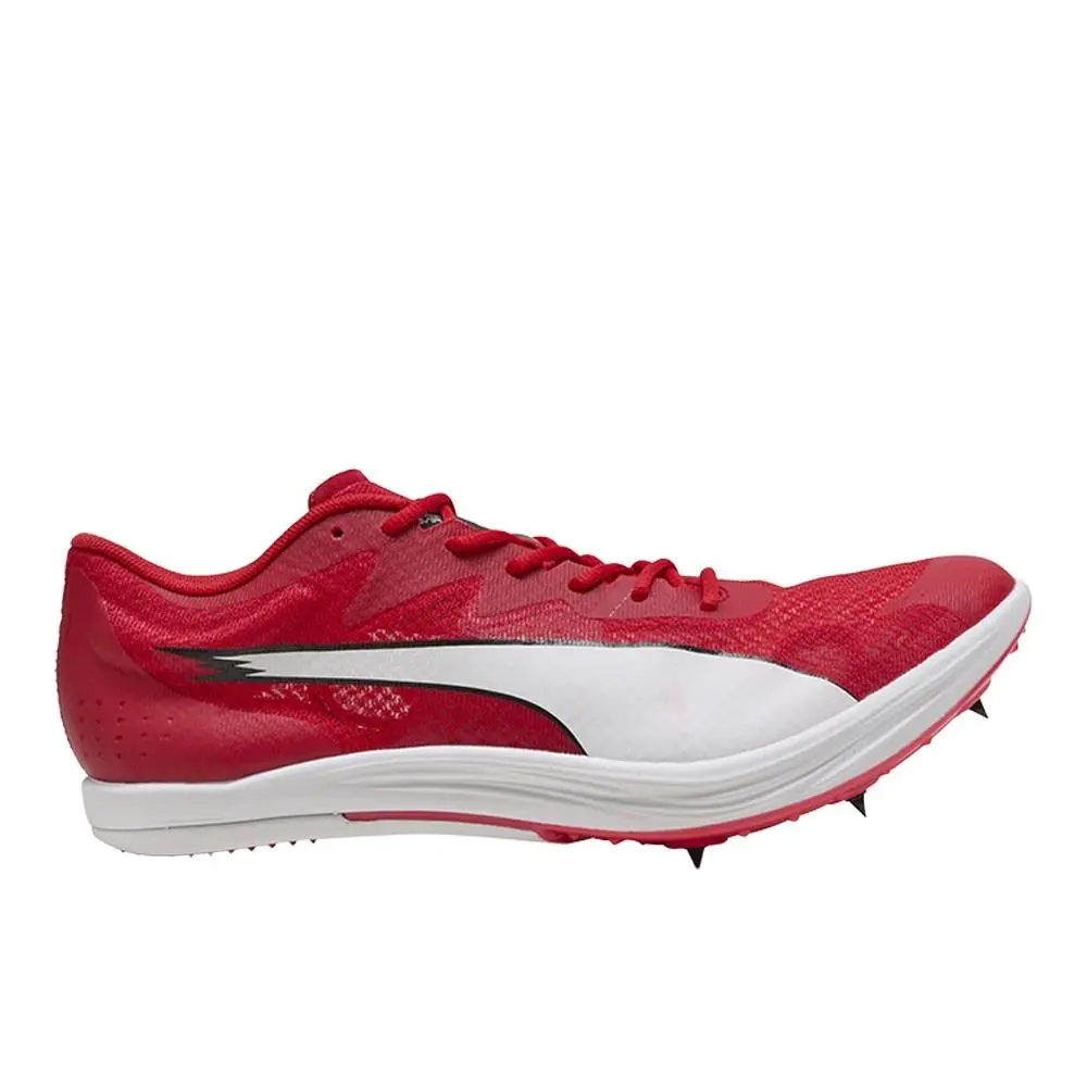 Puma Evospeed Long Distance Track Field Spikes Mens Red Sneakers Athletic Shoes