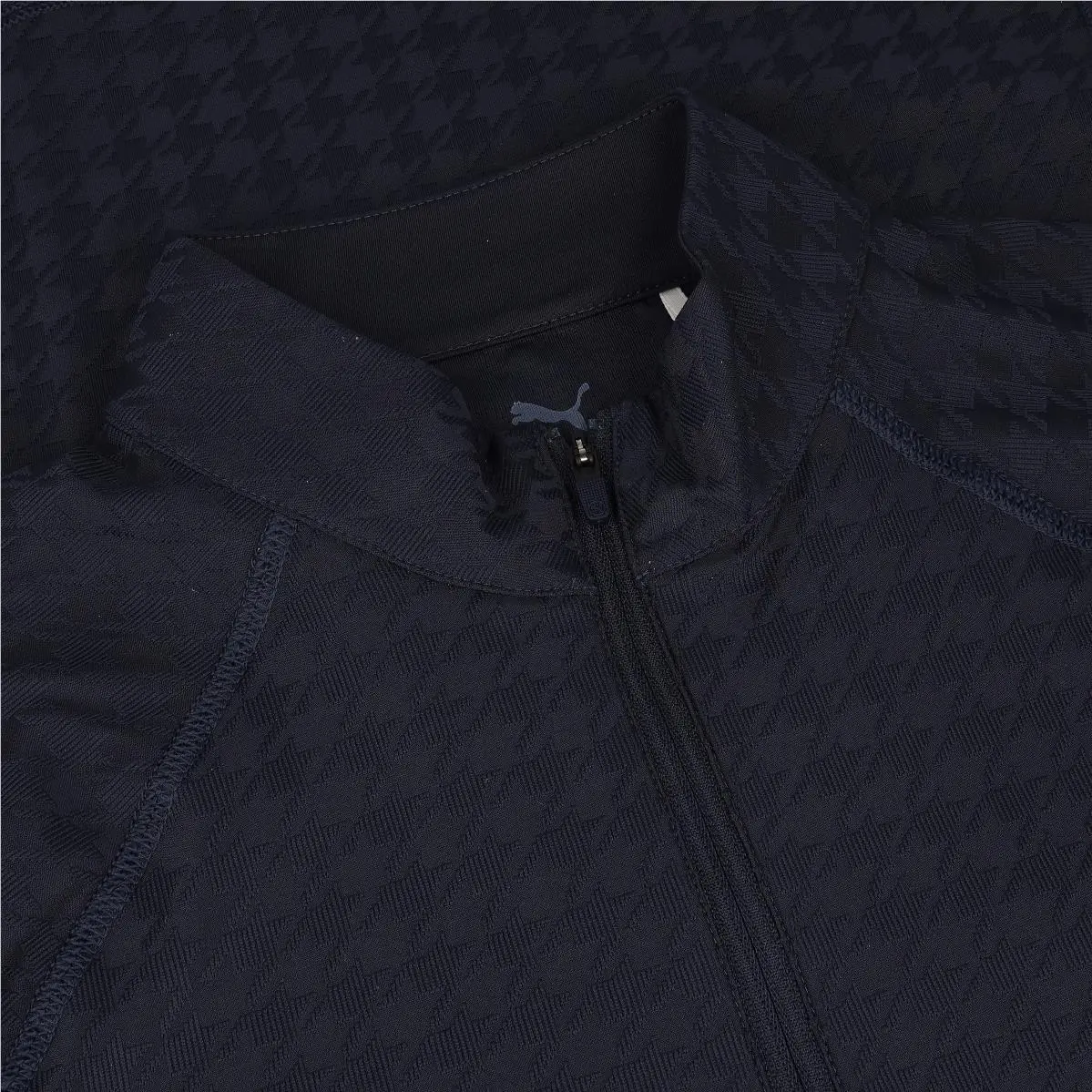 Puma shoes - Houndstooth 1/4 Zip - Houndstooth Zip - Deep Navy 21