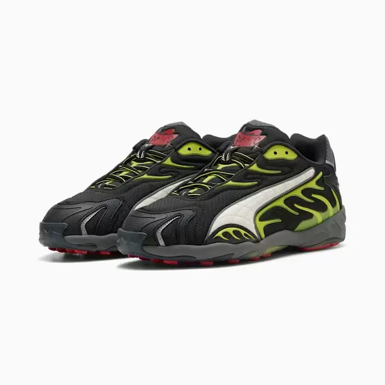 Puma shoes - PUMA Inhale - Inhale - 402459-01 - PUMA Black-Warm White-Lime Pow 17