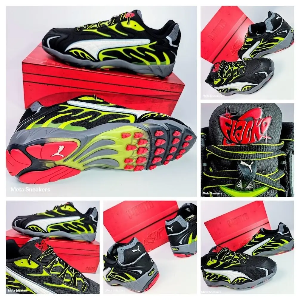 Puma shoes - PUMA Inhale - Inhale - 402459-01 - PUMA Black-Warm White-Lime Pow 0