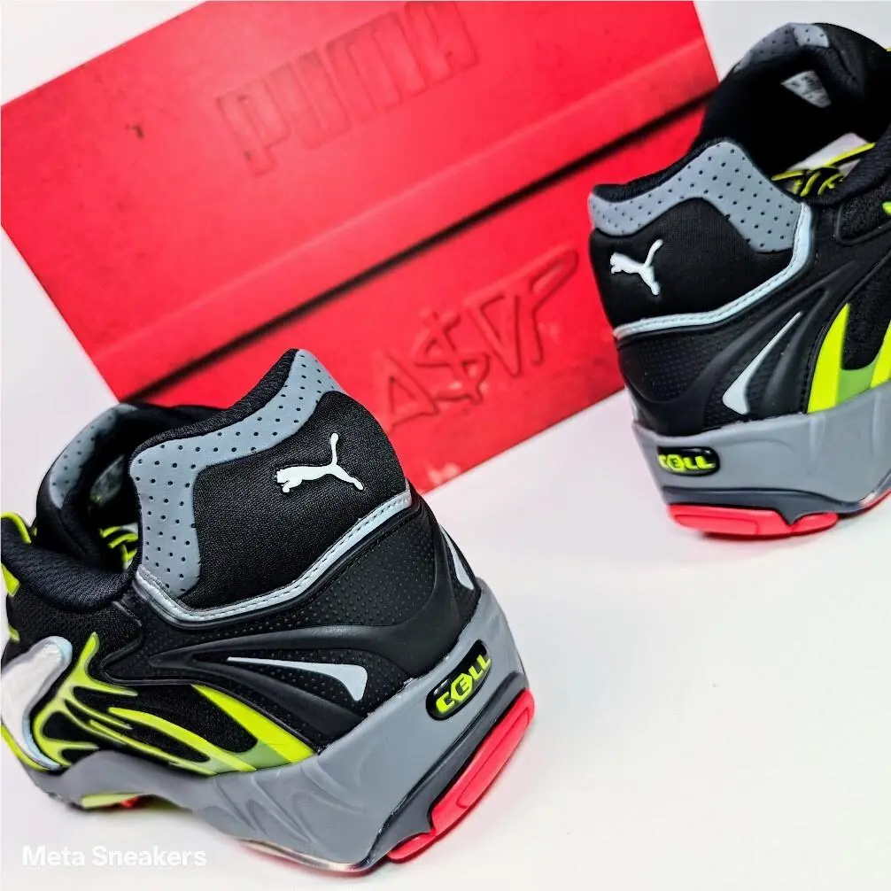 Puma shoes - PUMA Inhale - Inhale - 402459-01 - PUMA Black-Warm White-Lime Pow 3