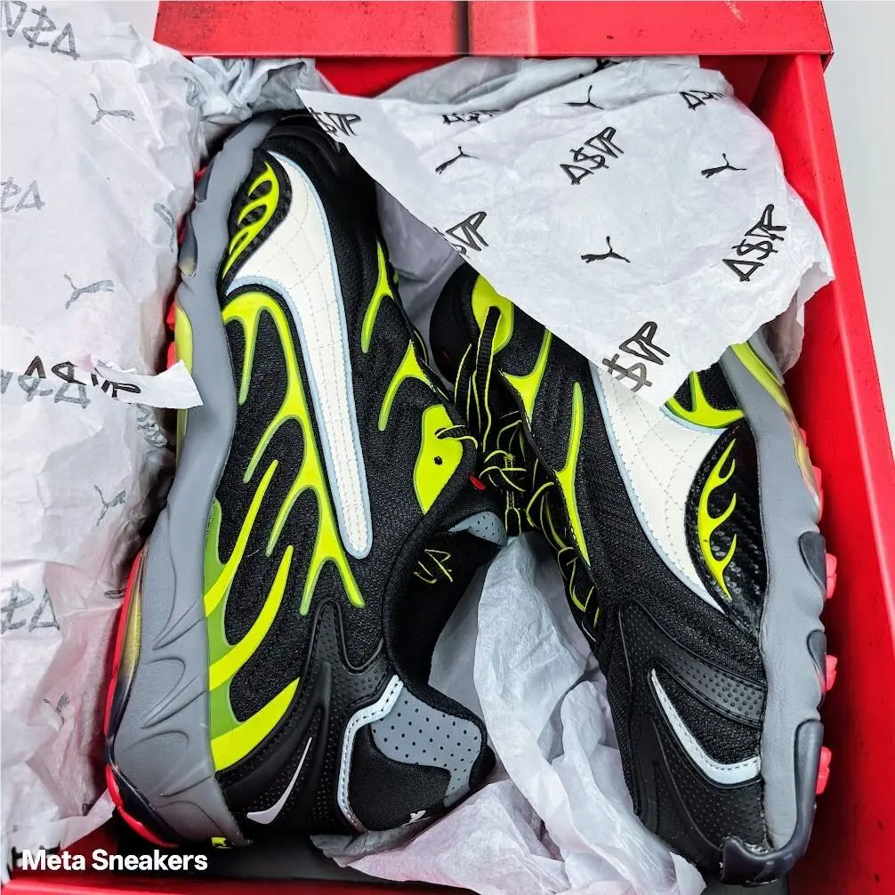 Puma shoes - PUMA Inhale - Inhale - 402459-01 - PUMA Black-Warm White-Lime Pow 2