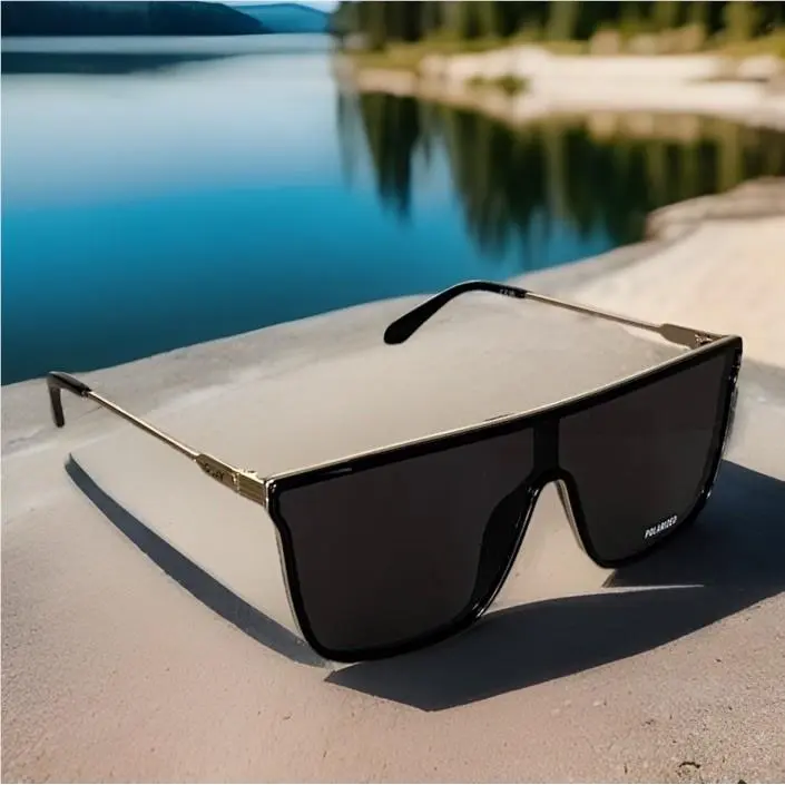 Quay Nightfall Remixed Black/gold Frame Black Polarized Sunglasses