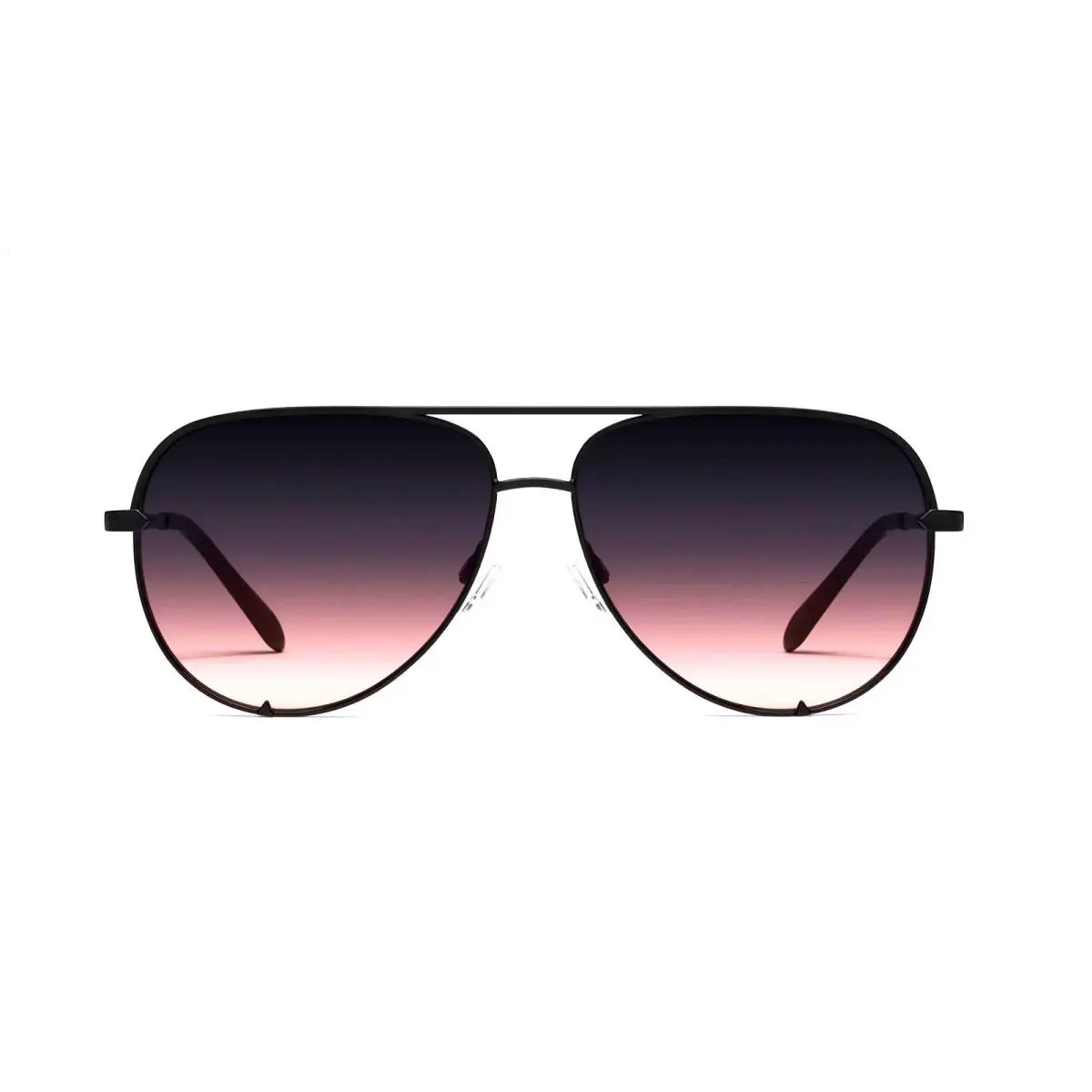 Quay High Key Extra Large NO-NS-2486-BLK-PLMTPE Black/ Plum Taupe Sunglasses