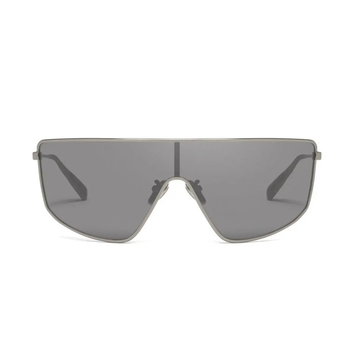 Quay Entourage NO-NS-2438-GNMTL-SMK Women`s Shield Gunmetal/smoke Sunglasses