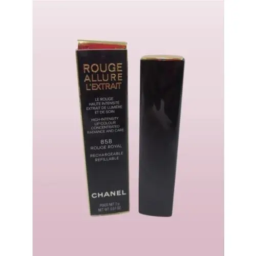 Chanel Rouge Allure L`extrait Lip Colour 858 Rouge Royal 0.07 OZ Box