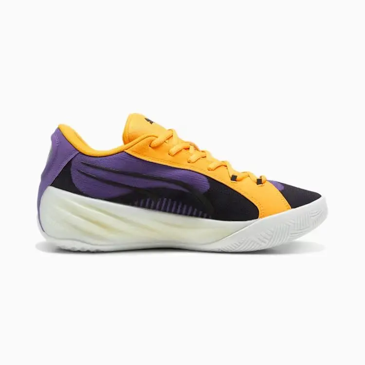 Puma shoes - PUMA All-Pro Nitro - Nitro - 310392-05 - White/ Purple/ Yellow 16