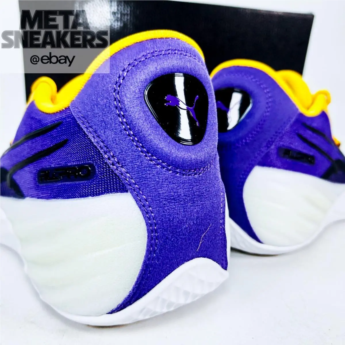 Puma shoes - PUMA All-Pro Nitro - Nitro - 310392-05 - White/ Purple/ Yellow 2