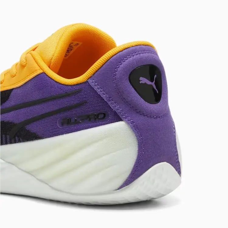 Puma shoes - PUMA All-Pro Nitro - Nitro - 310392-05 - White/ Purple/ Yellow 13