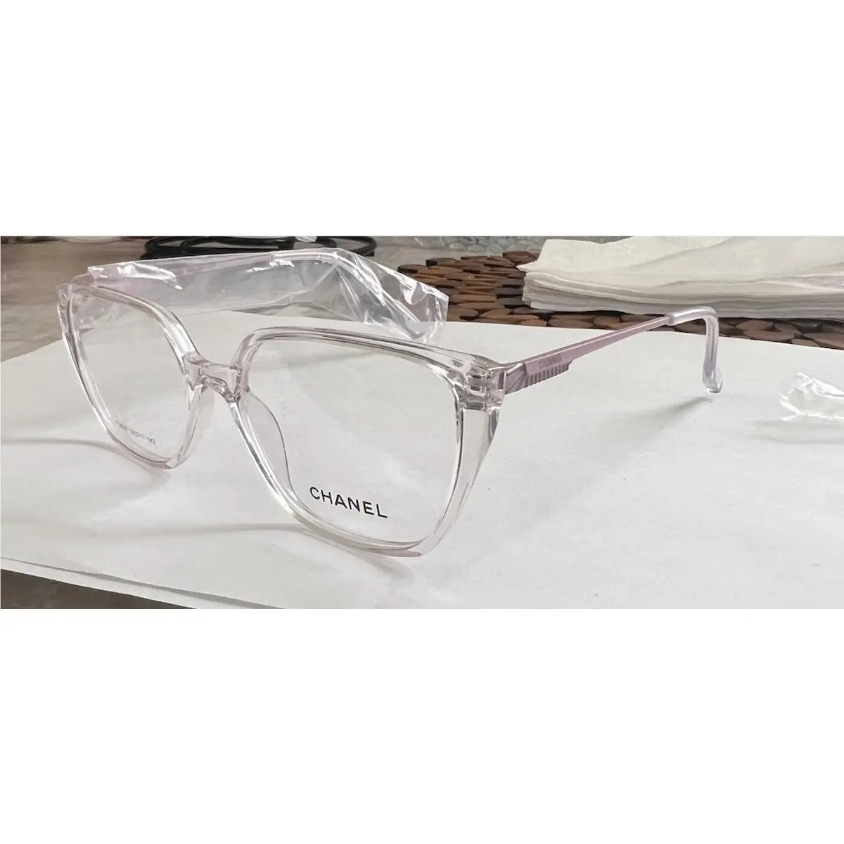 Chanel 52,17,143 Eyeglasses Frame Transparent Pink 52 17 143. Woman. v Nice