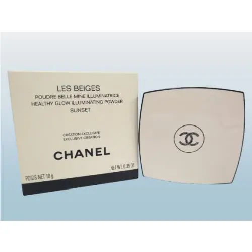 Chanel Les Beiges Healthy Glow Illuminating Powder Sunset 0.35 OZ Box