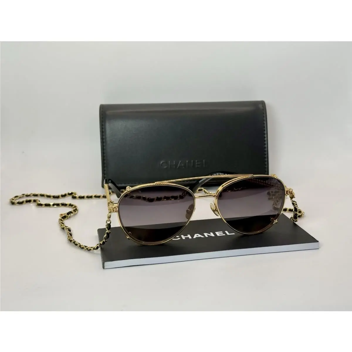 Glasses CH4292 c. 134/SB with Polarized Gray Clip-on by Chanel
