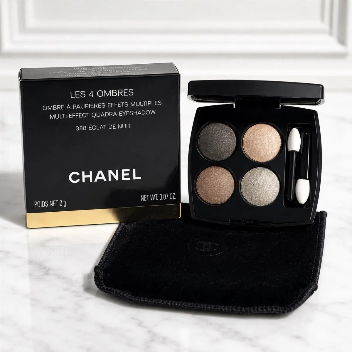 Chanel Les 4 Ombres 388 Éclat De Nuit Eyeshadow Palette Limited Edition Rare