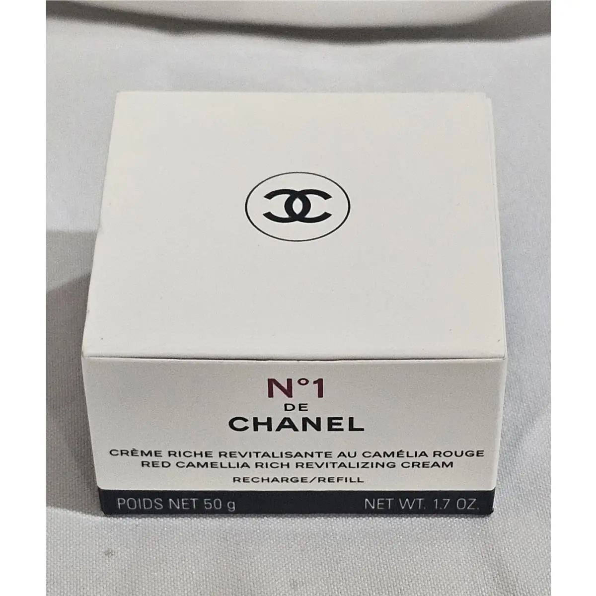 New/sealed N°1 DE Chanel Red Camellia Rich Revitalizing Cream Refill 1.7 OZ
