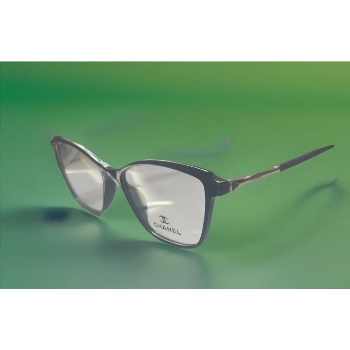 Chanel Eyeglasses Frame Black Gold Woman 51 17 145 Price V Nice Quality