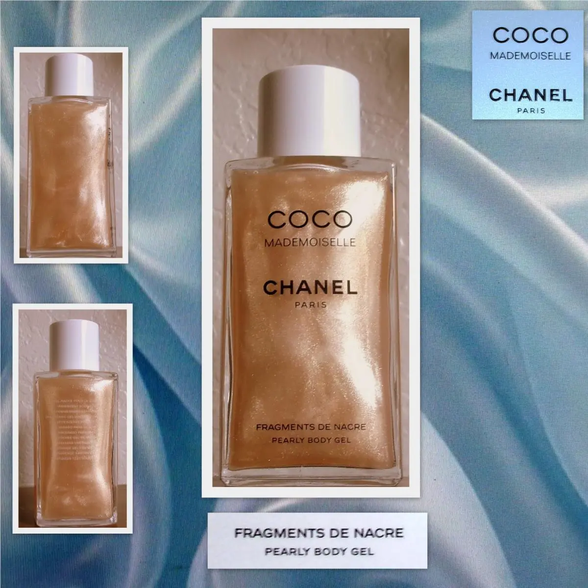 Chanel Coco Mademoiselle Fragments DE Nacre Pearly Body Gel 8.4oz/250ml-NEW Wob
