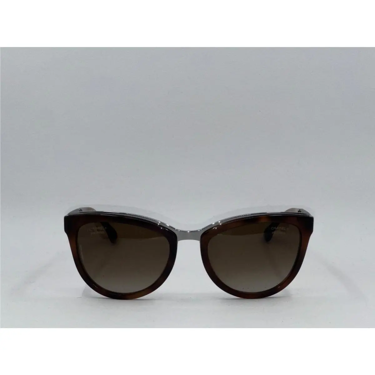 5361-Q Chain Cat Eye Sunglasses Tortoise 55-19-140 by Chanel
