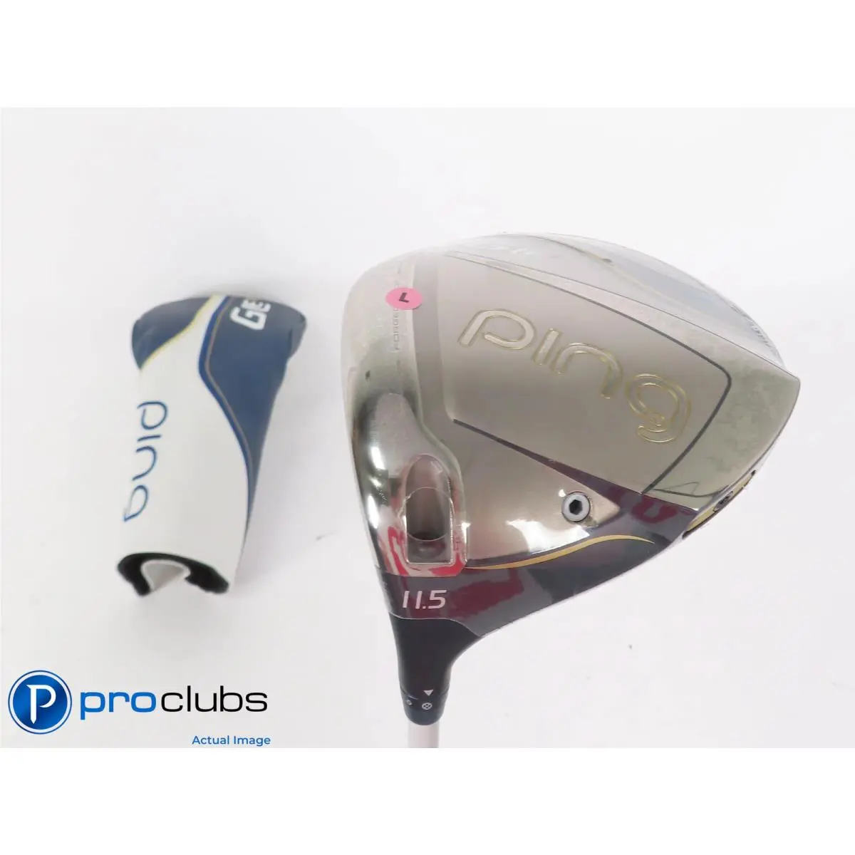 Left Handed Ladies Ping GLE3 11.5 Driver W/cover - Ping Ladies Flex 517776