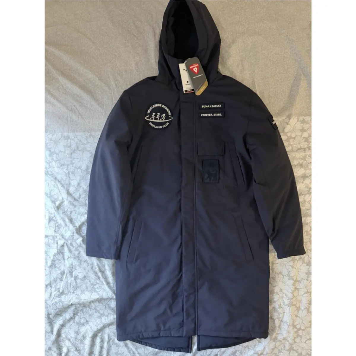 Saysky Worldwide Running Endeavor Team Hooded Jacket Size Medium 527836 16 by Puma