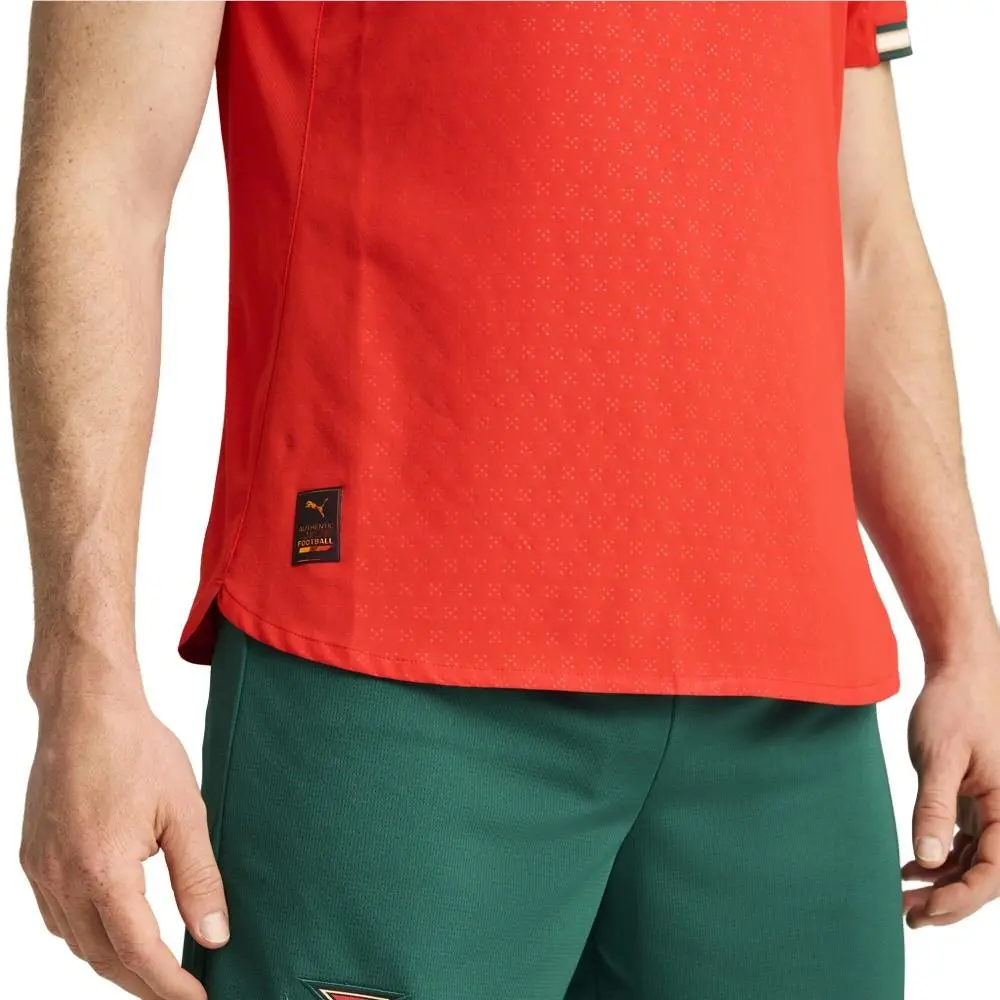 Puma clothing - PUMA Portugal `25 Home Authentic Crew Neck Short Sleeve Replica J - 78076601 - Red (UPC: 197674255819) 4