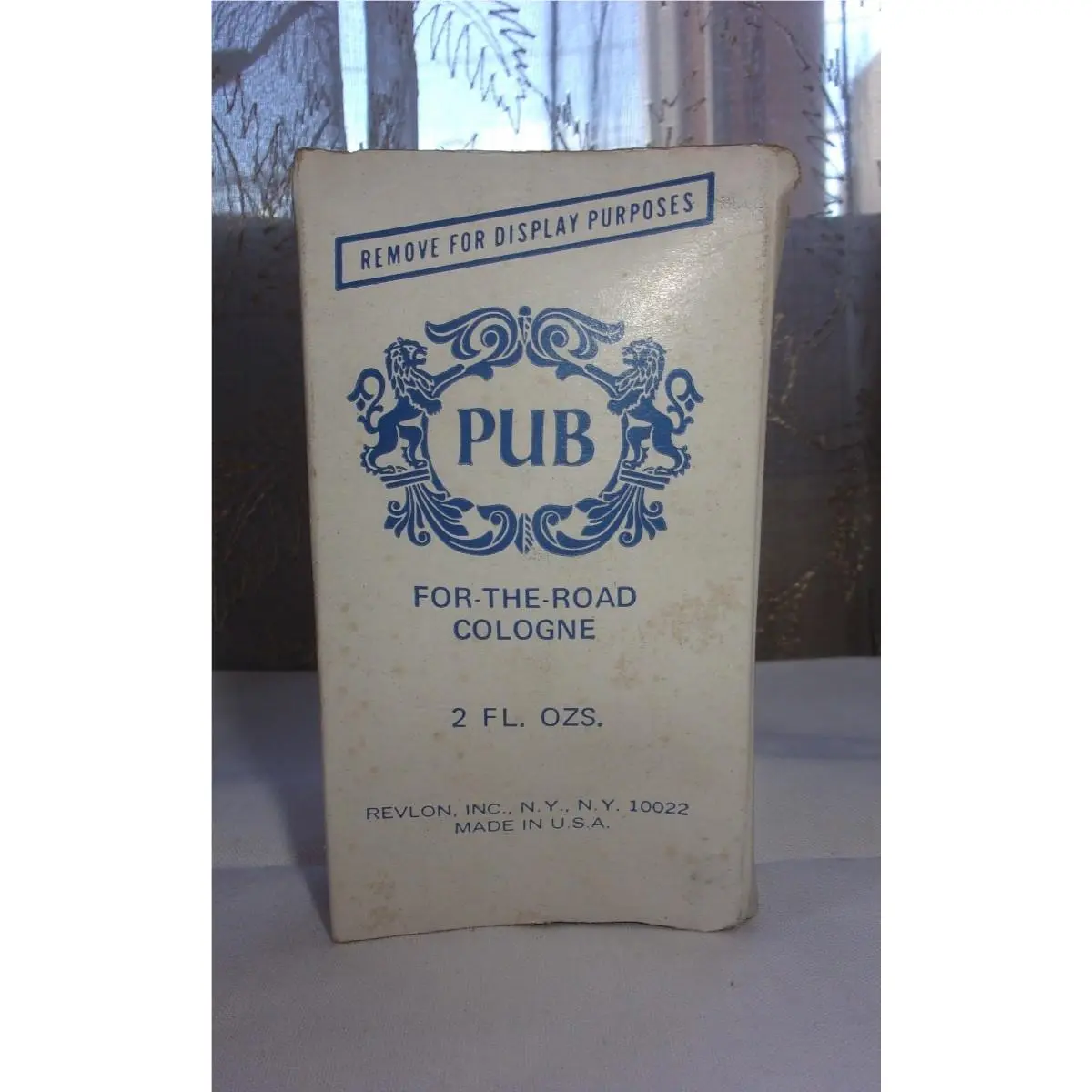 Pub Cologne Vintage 2 fl oz Travel Size For The Road by Revlon 99% Full
