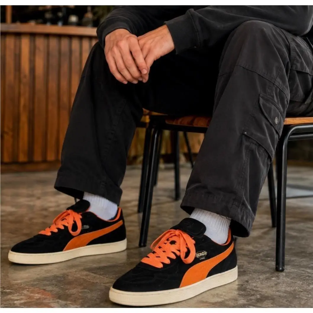 Puma shoes - PUMA King - King - 366290 - Black Orange 0