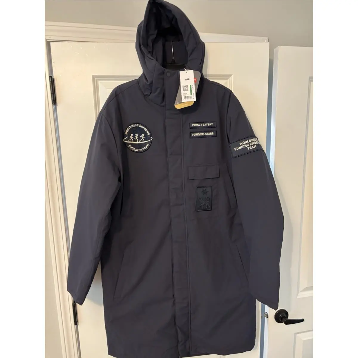 X Saysky Worldwide Running Endeavor Team Hooded Jacket Men’s XL by Puma