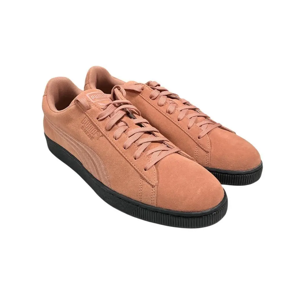Puma shoes - Puma Suede Classic Badge Flip Em - 366491 01 - Muted Clay Orange Black 1