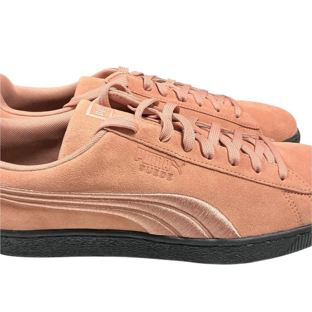 Puma shoes - Puma Suede Classic Badge Flip Em - 366491 01 - Muted Clay Orange Black 4