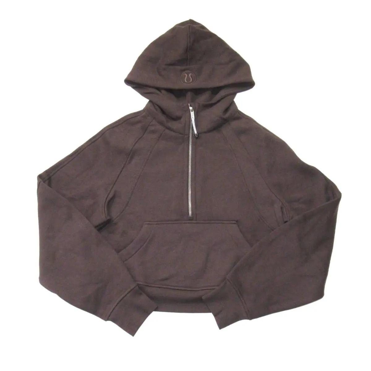 Lululemon Scuba Oversized Half Zip Hoodie in Espresso Brown Sweatshirt Xs/s