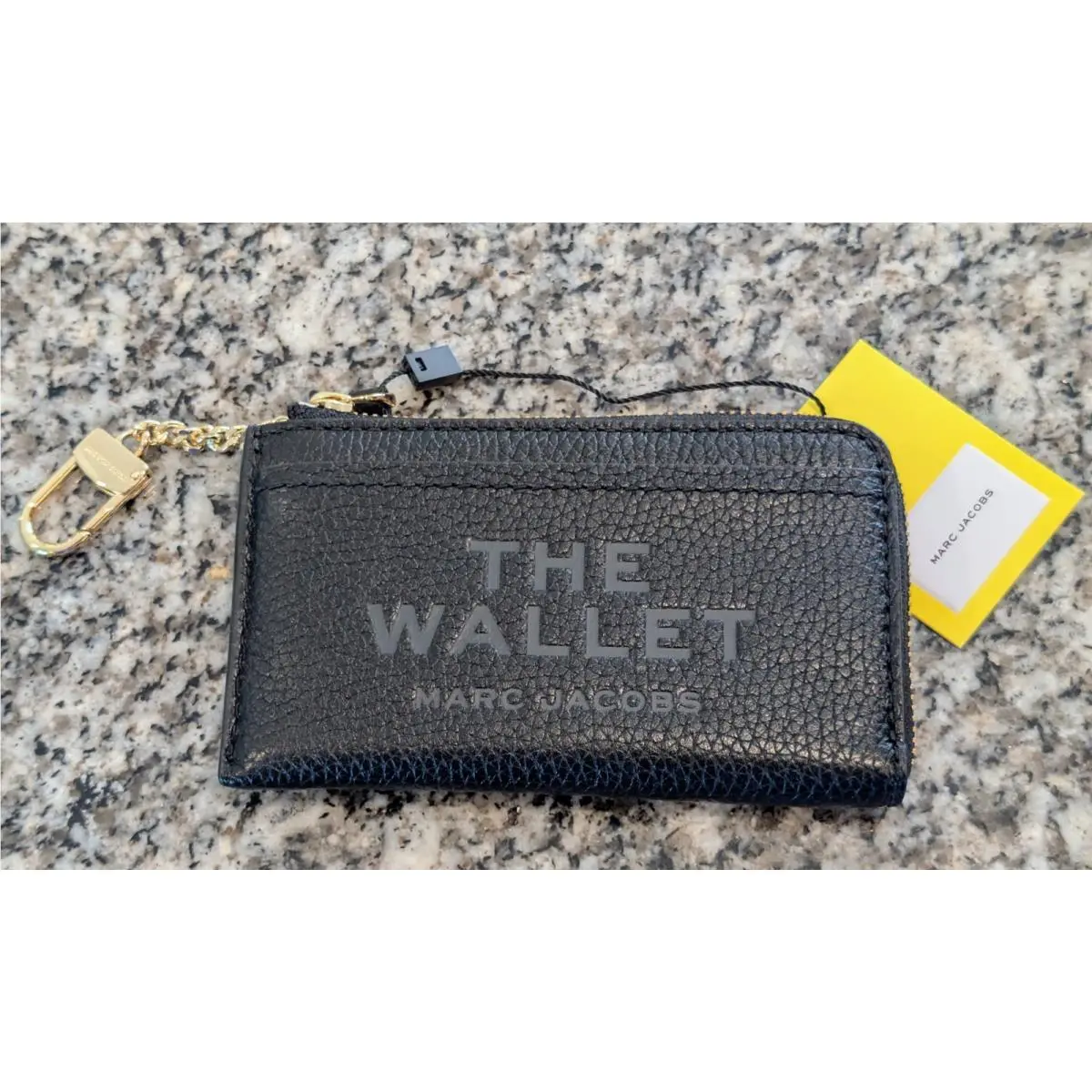 Marc Jacobs The Mini Compact Wallet Black Leather